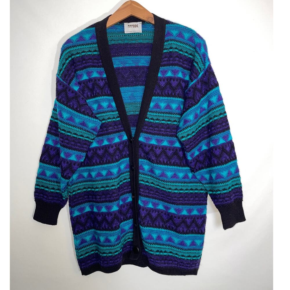 Nanook Wool Blend Cardigan - Women's Size M - Made in‎ Canada